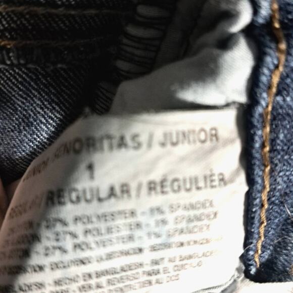 L.e.i Sophia hipster flare jeans size‎ 1 - Picture 4 of 4